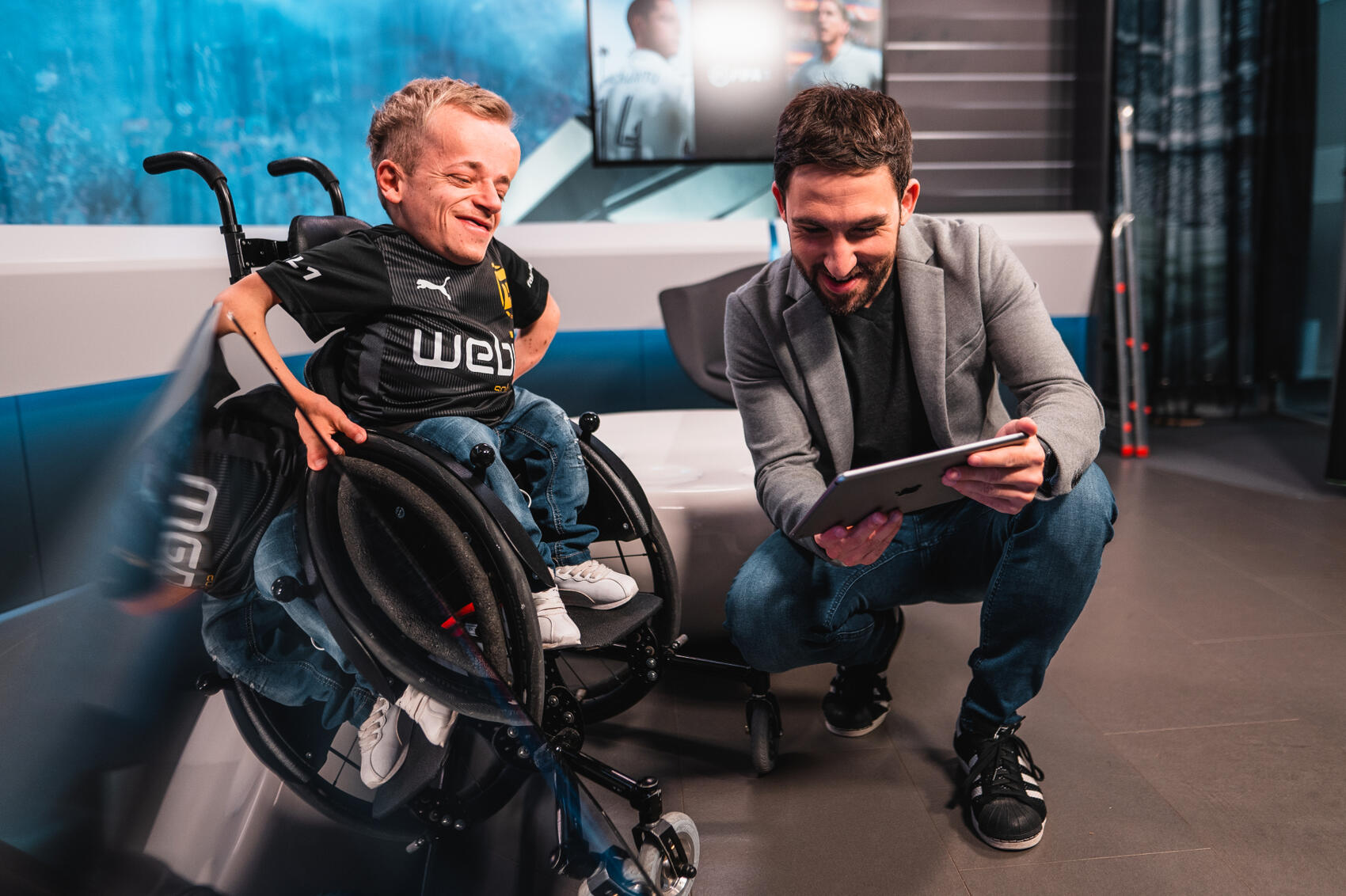 SPORT1-Produktion mit Niklas Luginsland